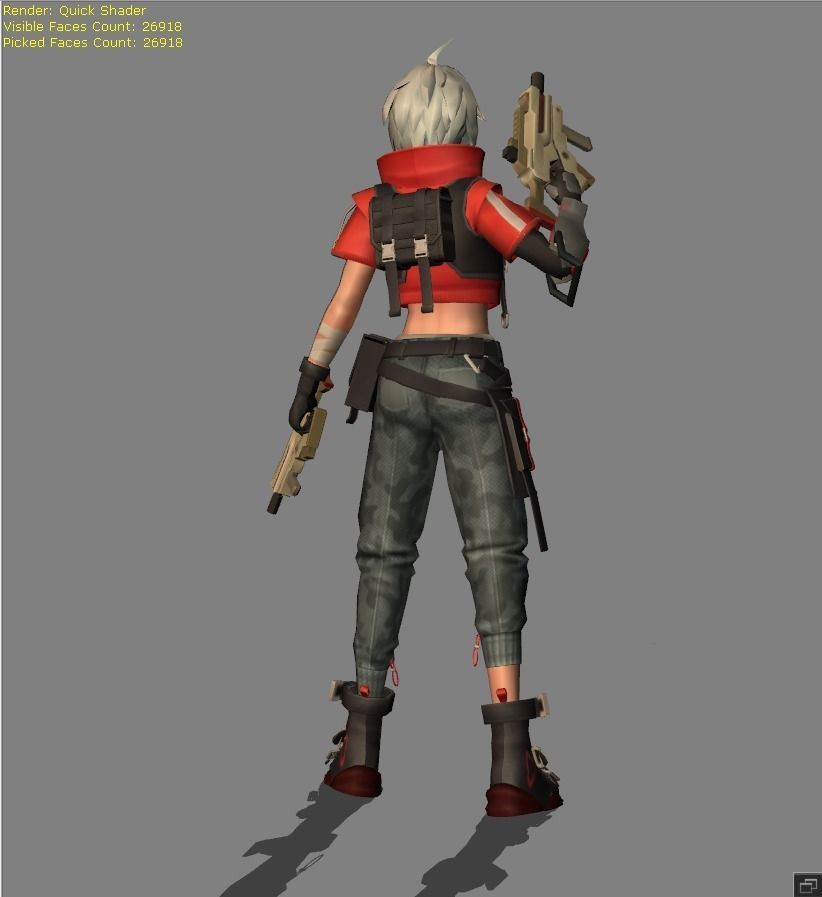 Beatrix MLBB 3D model_1