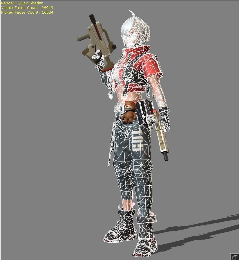 Beatrix MLBB 3D model_6