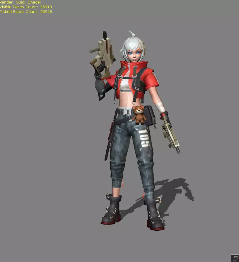 Beatrix MLBB 3D model_0