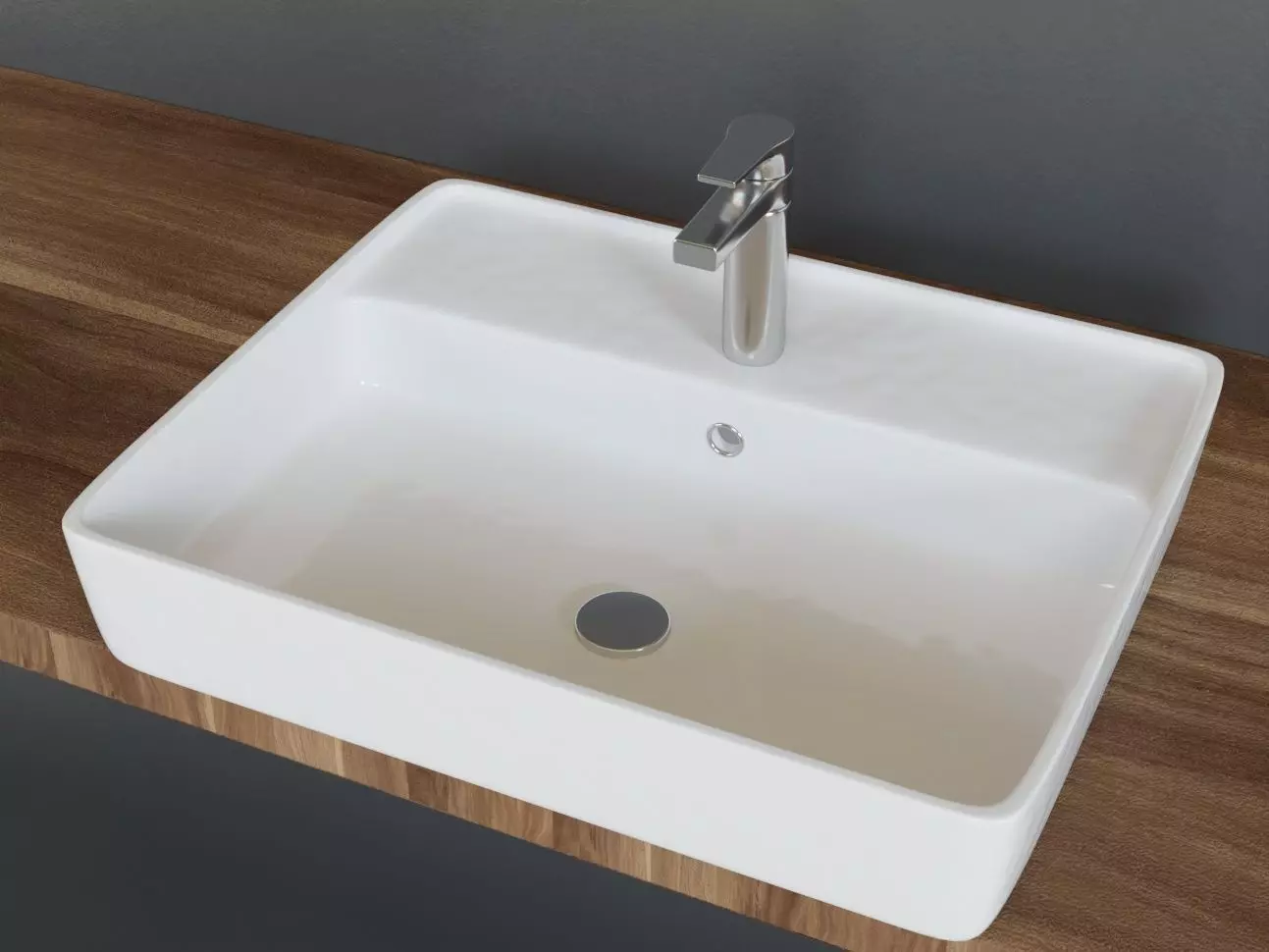 Sink with mixer Free 3D model_0