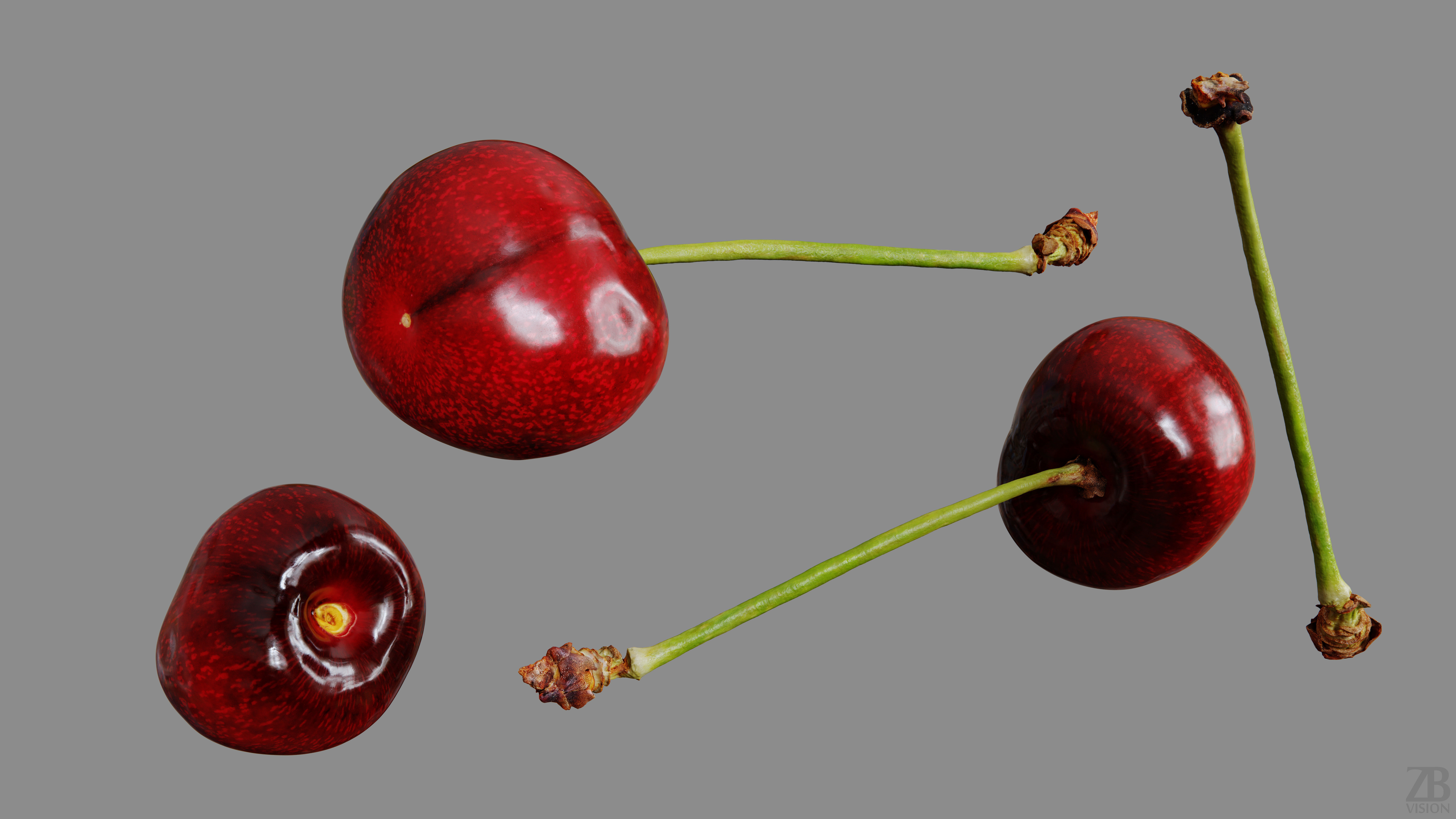 Cherry 3D model_9