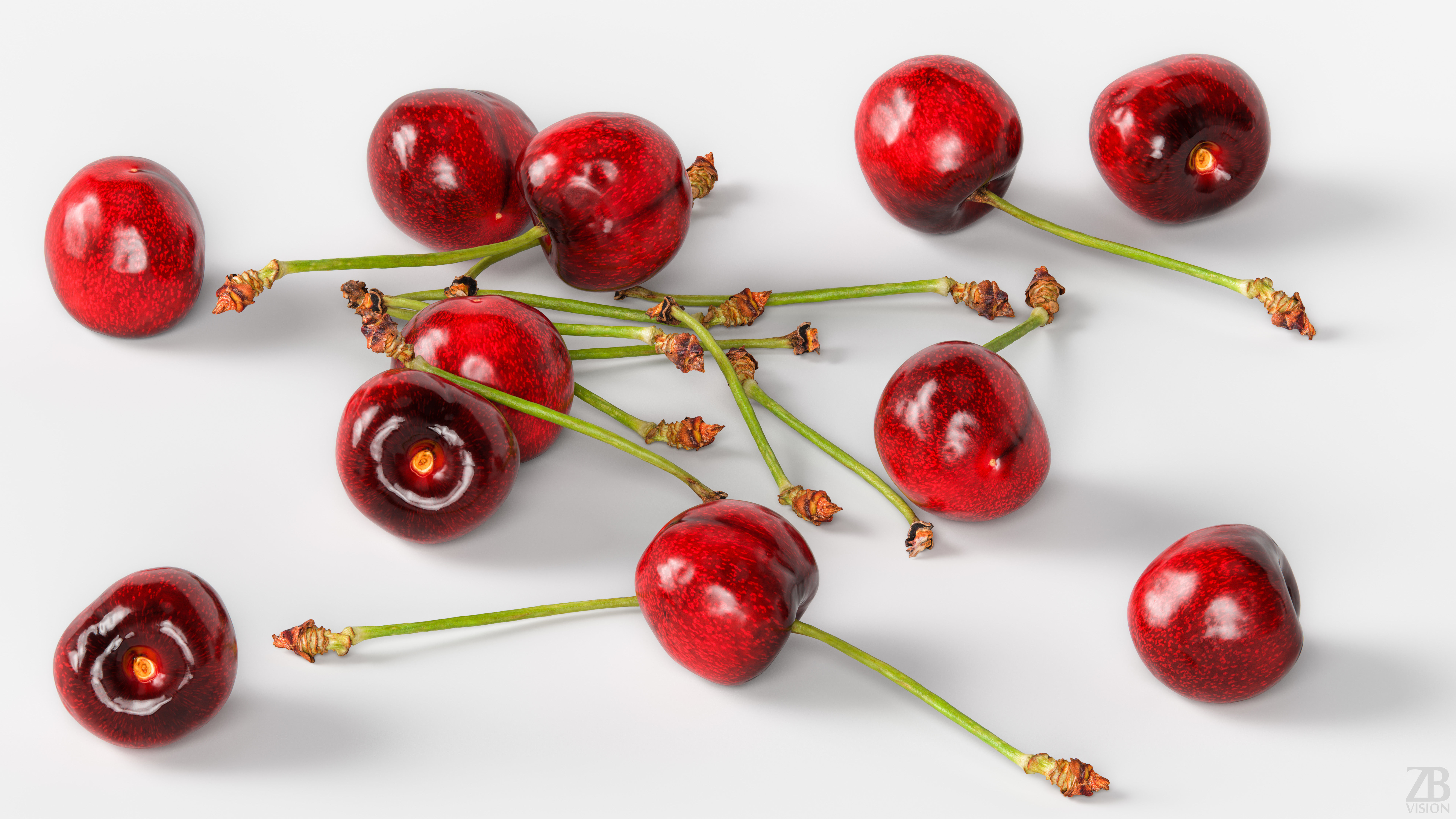Cherry 3D model_2