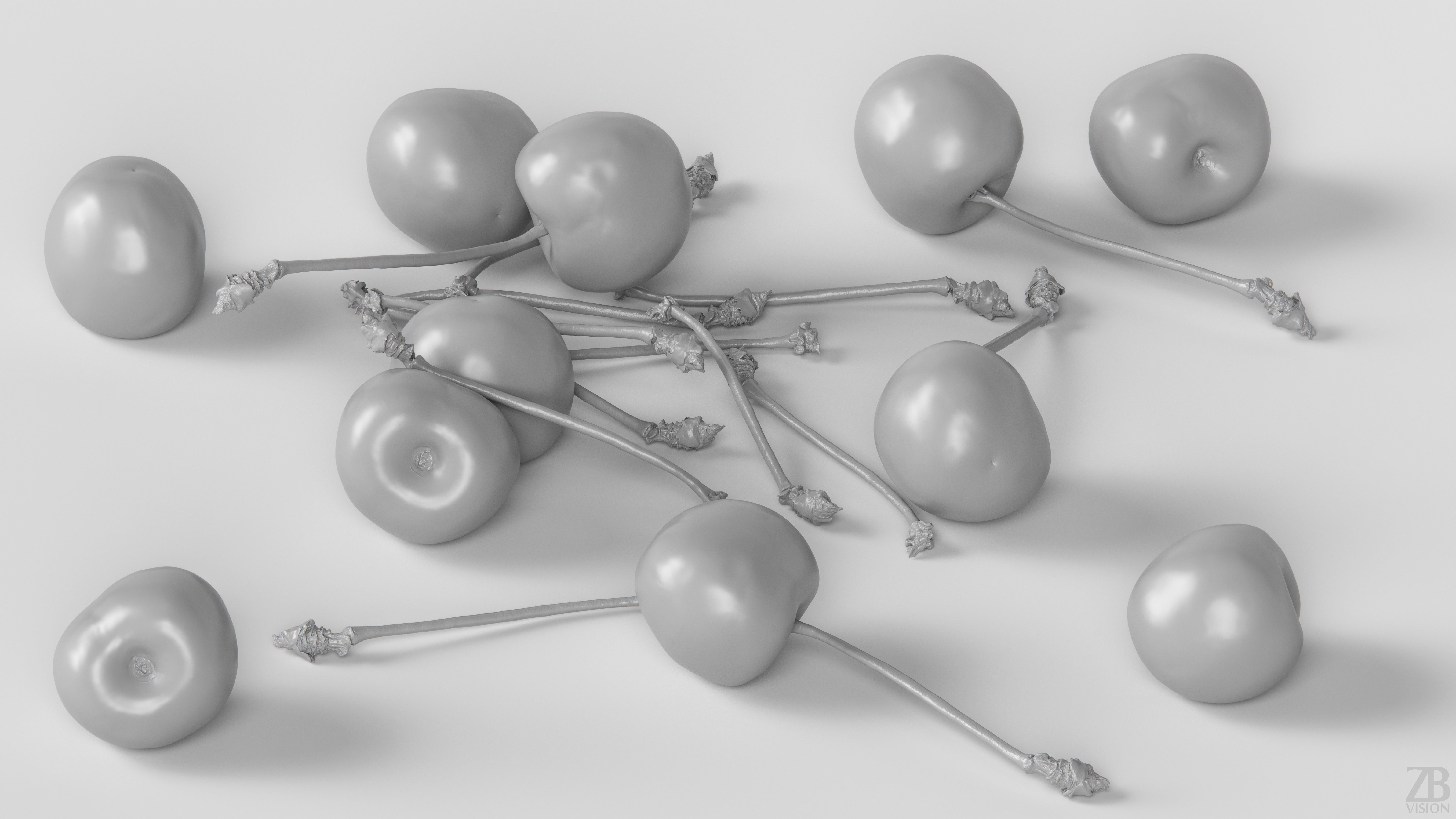 Cherry 3D model_3
