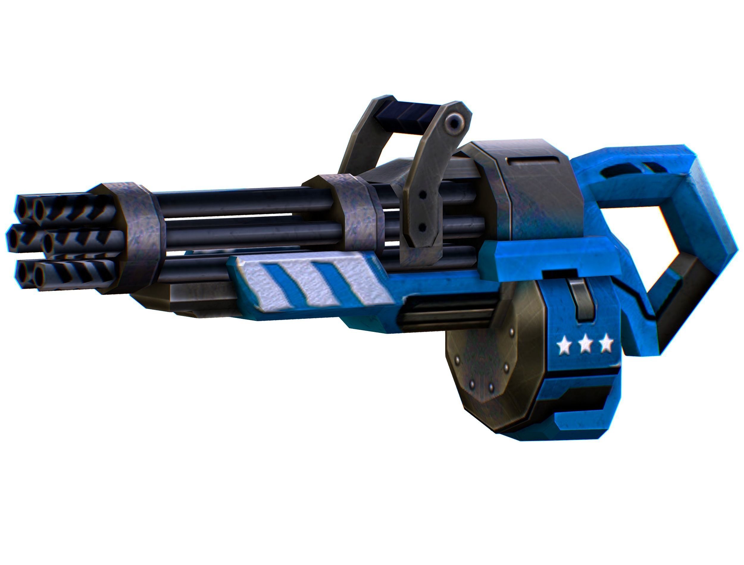 Lowpoly Cartoon Weapons Alliance Set Low-poly 3D model_71