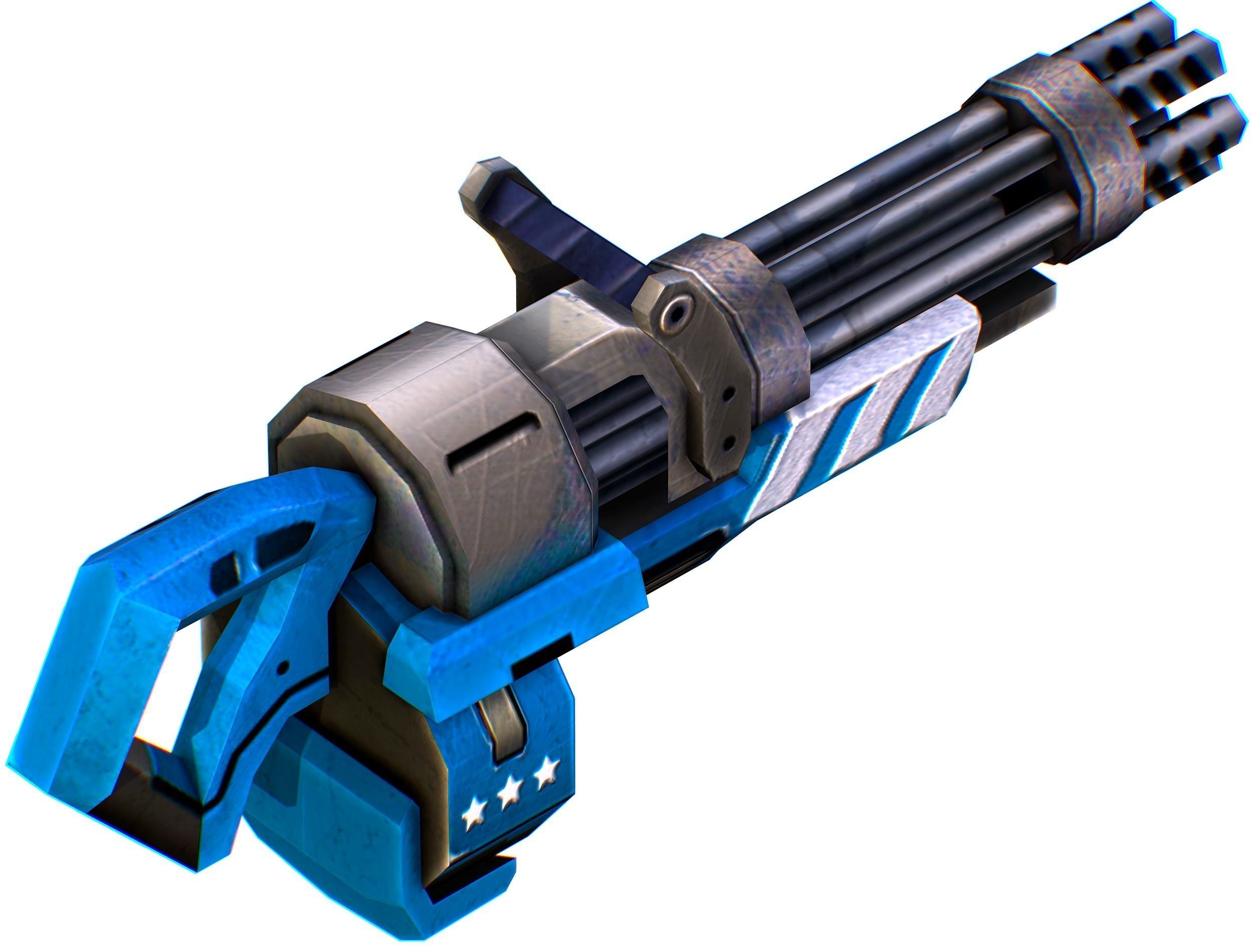 Lowpoly Cartoon Weapons Alliance Set Low-poly 3D model_69