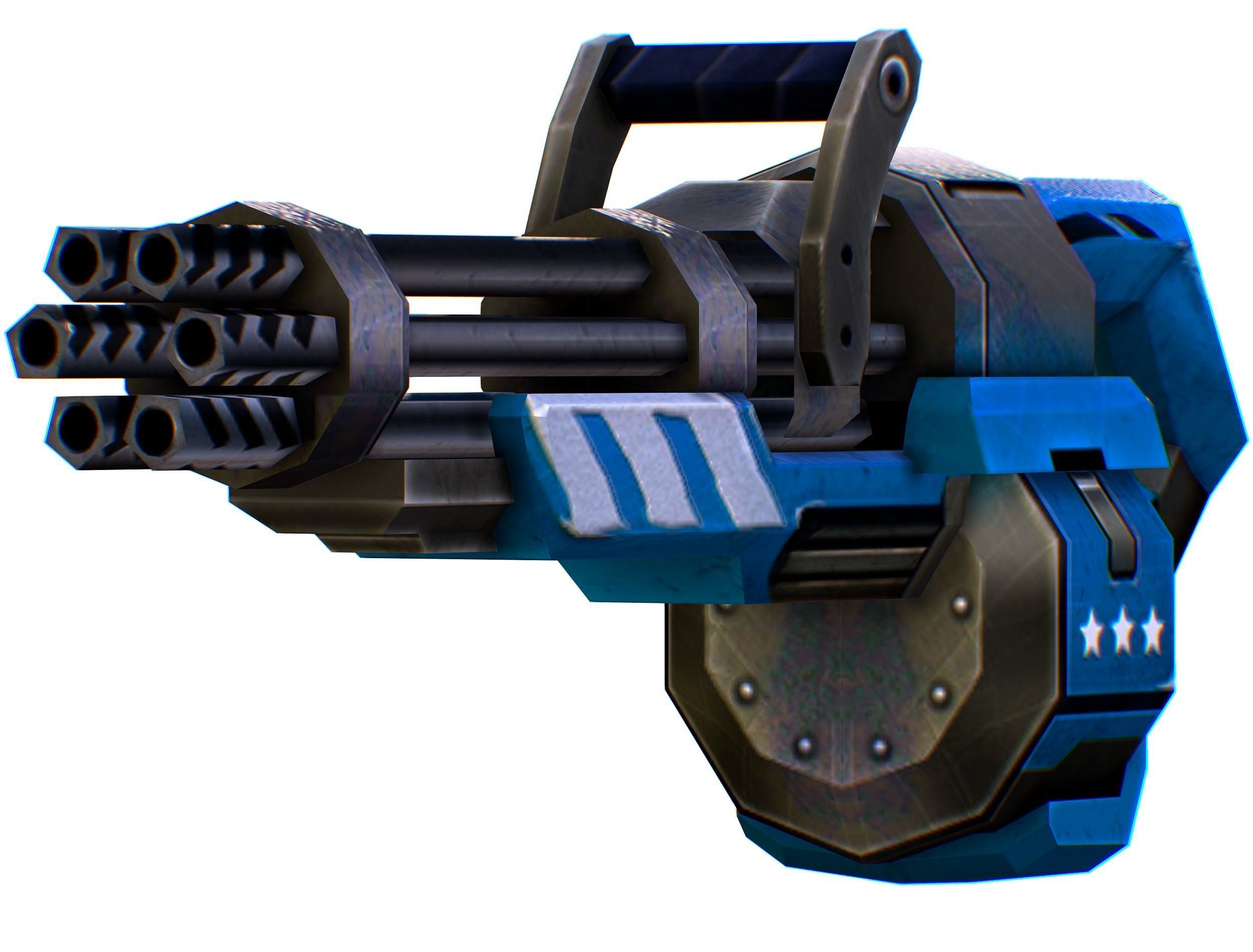 Lowpoly Cartoon Weapons Alliance Set Low-poly 3D model_73