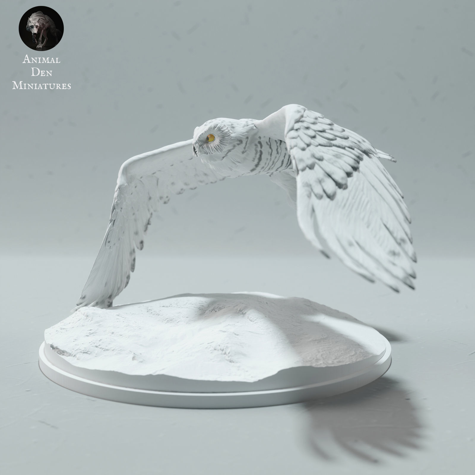 Snowy Owl 3D print model_3