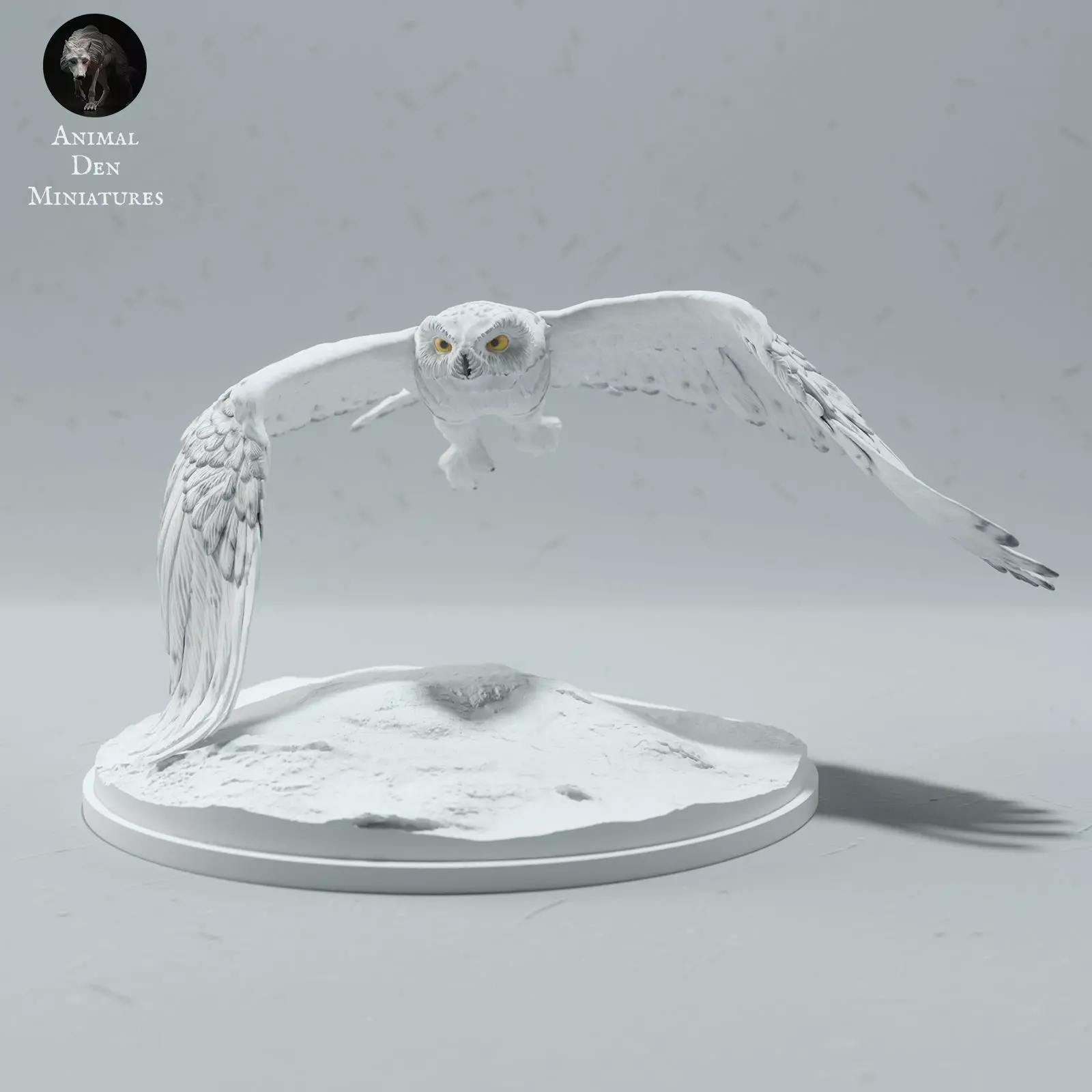 Snowy Owl 3D print model_0