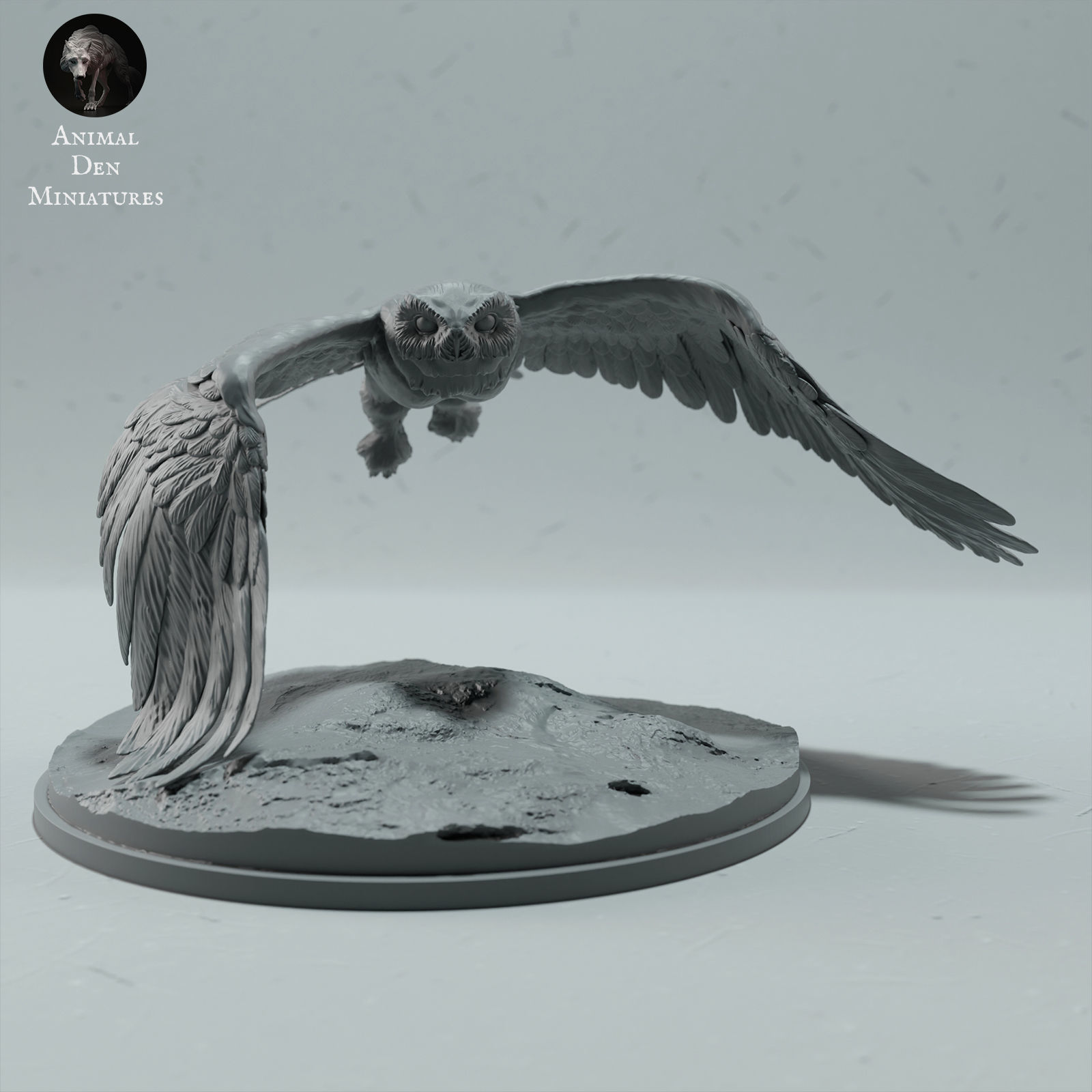 Snowy Owl 3D print model_4