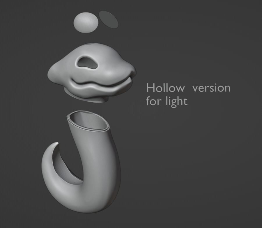 Owl house - Luz Stringbean staff - cosplay Palisman 3D print model_4