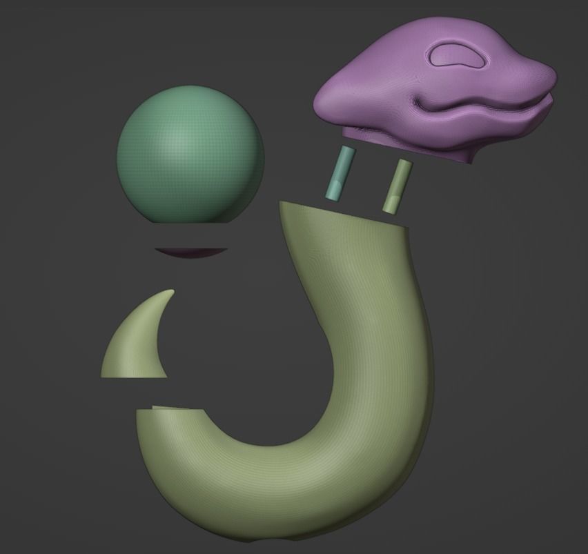 Owl house - Luz Stringbean staff - cosplay Palisman 3D print model_5