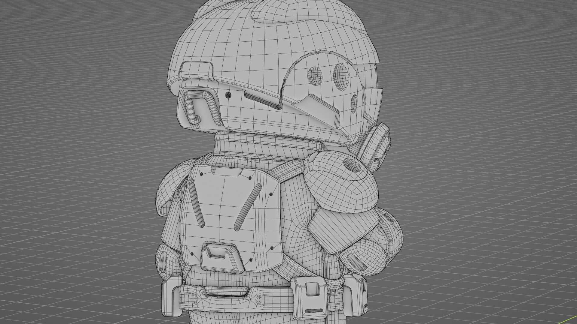 TOON TROOPER ELIOT RIGGED 3D model_37