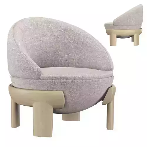 TAMBOUR Armchair by Maxime Boutillier