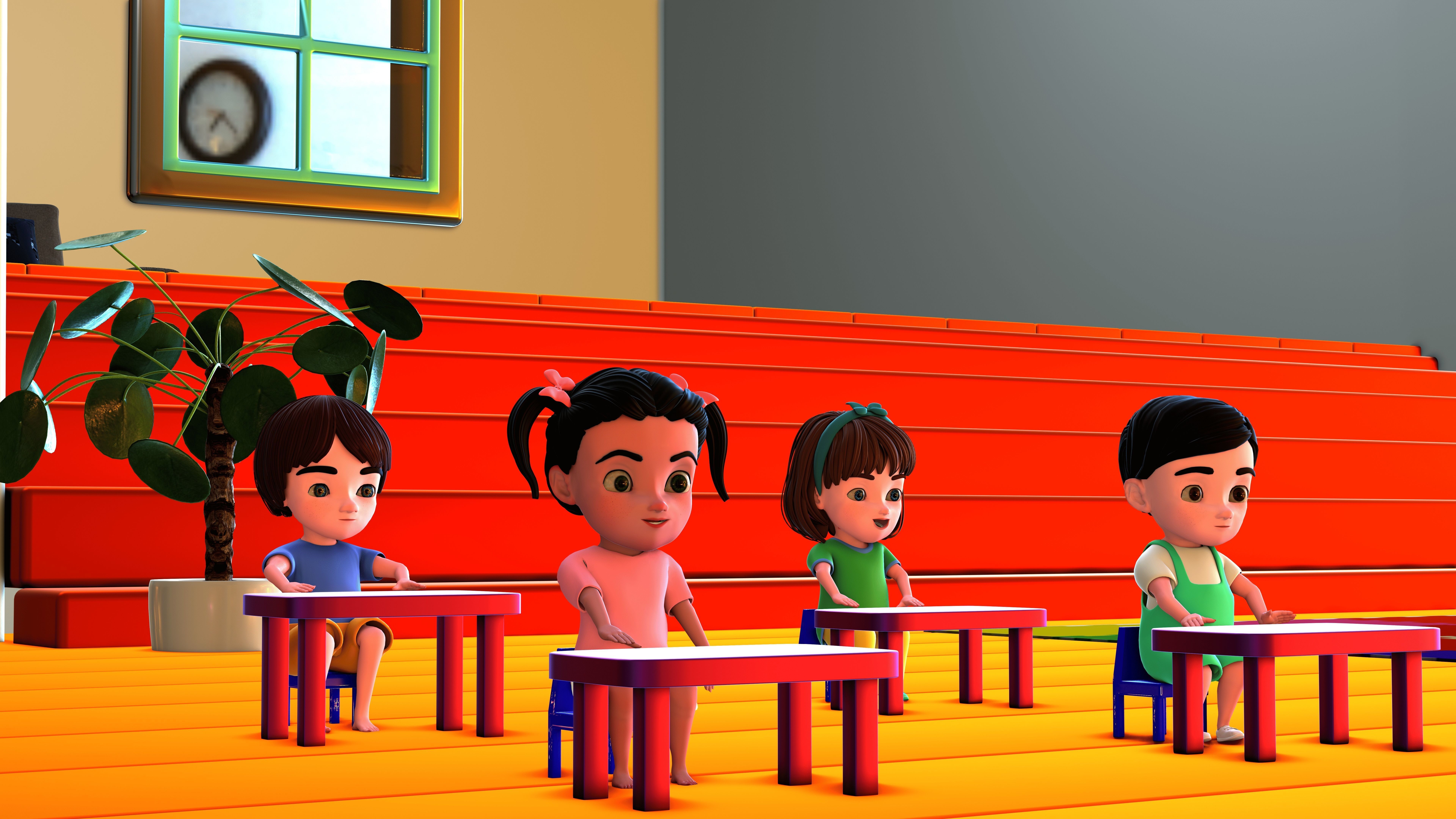 child character Low-poly 3D model_0