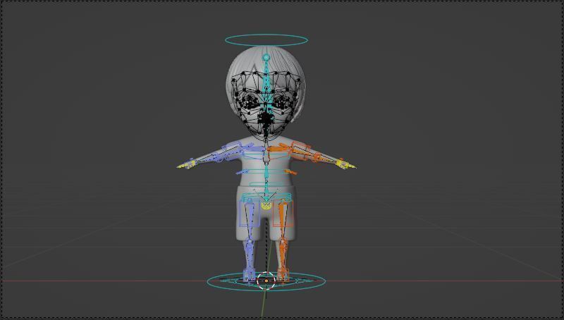 child character Low-poly 3D model_9