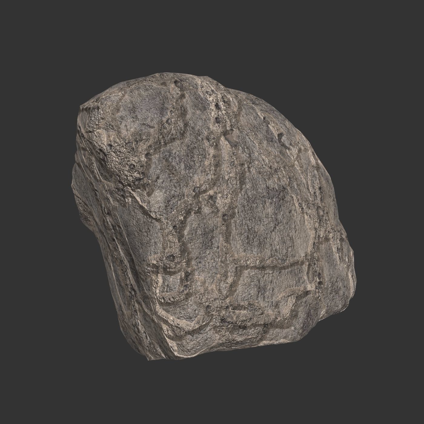Stone 01  3D model_1