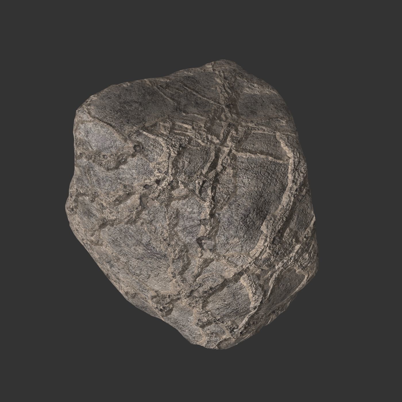 Stone 01  3D model_2