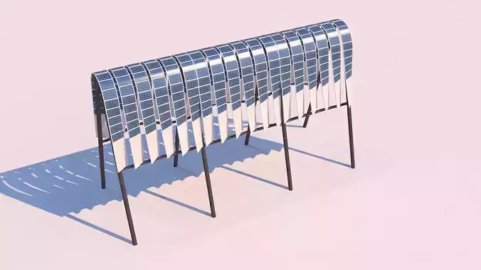 0044 - Shaded  Solar Panel