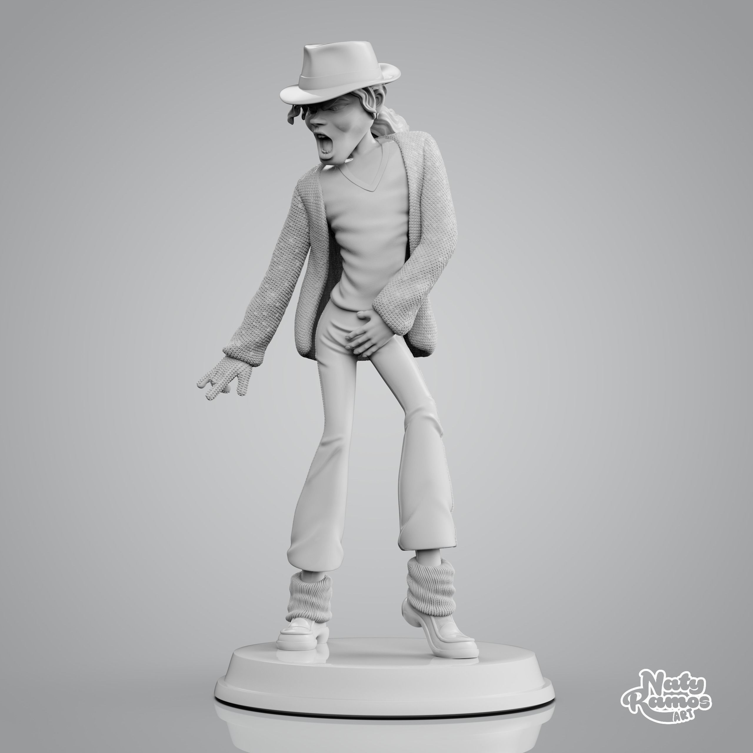 MICHAEL JACKSON 3D print model_10