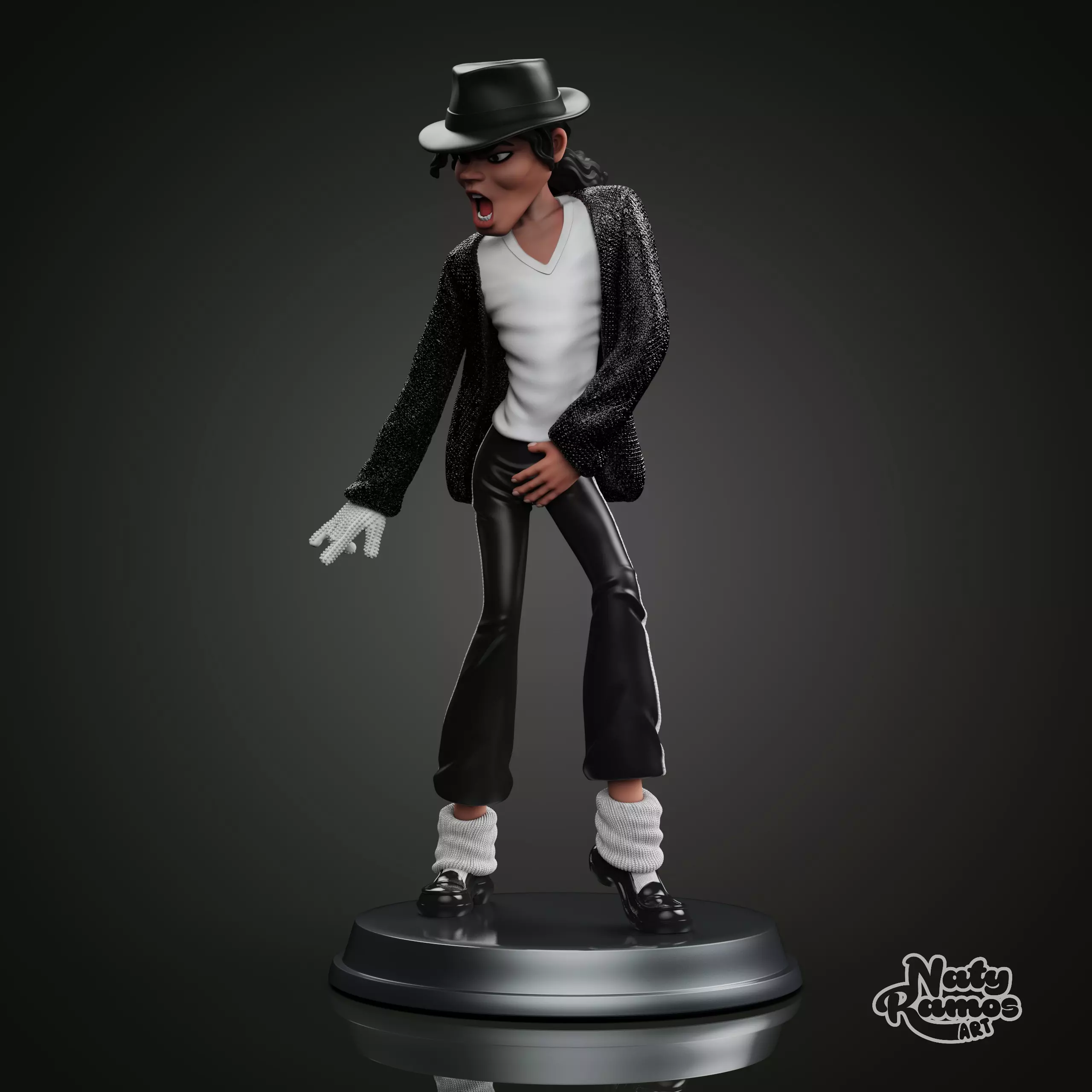 MICHAEL JACKSON 3D print model_0