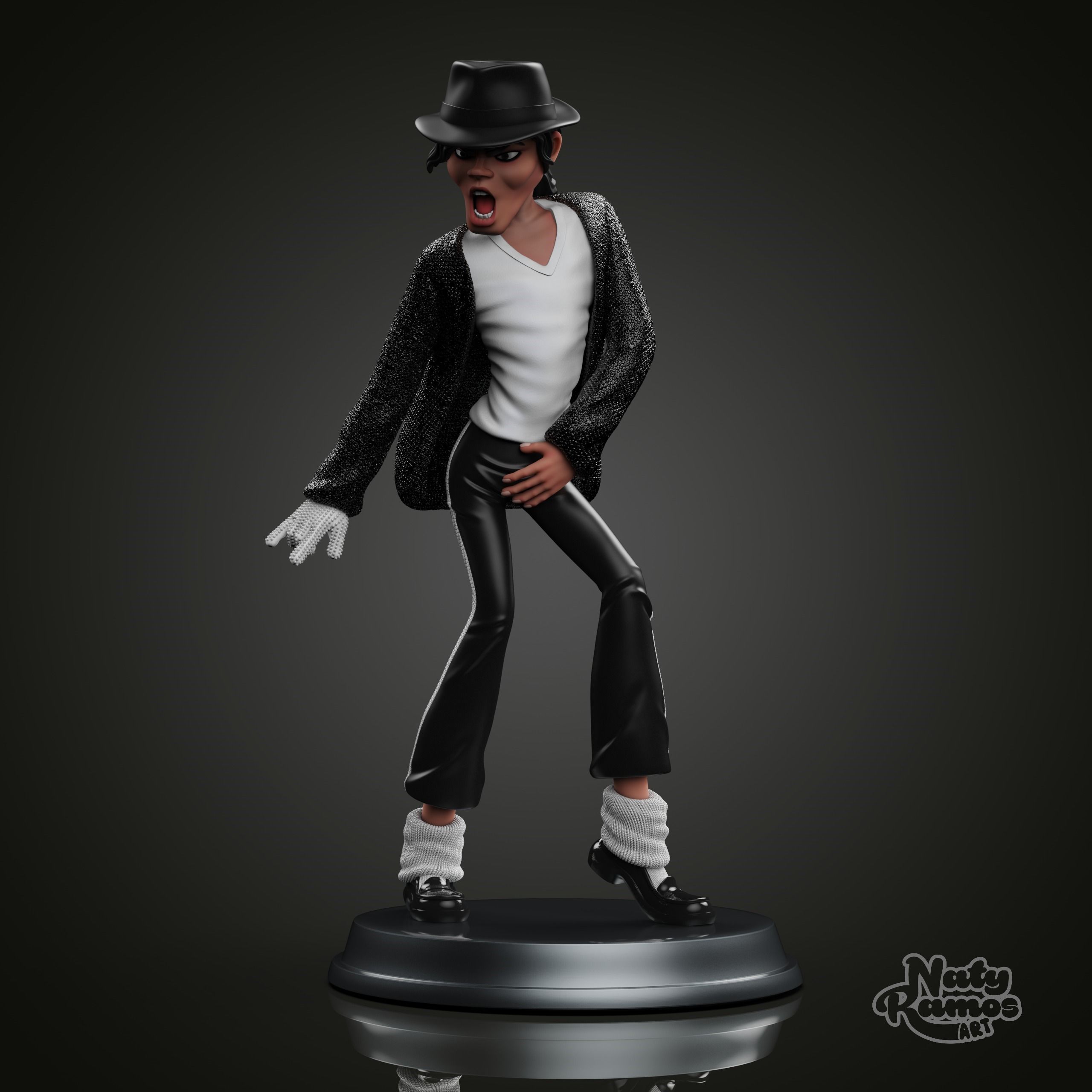 MICHAEL JACKSON 3D print model_5