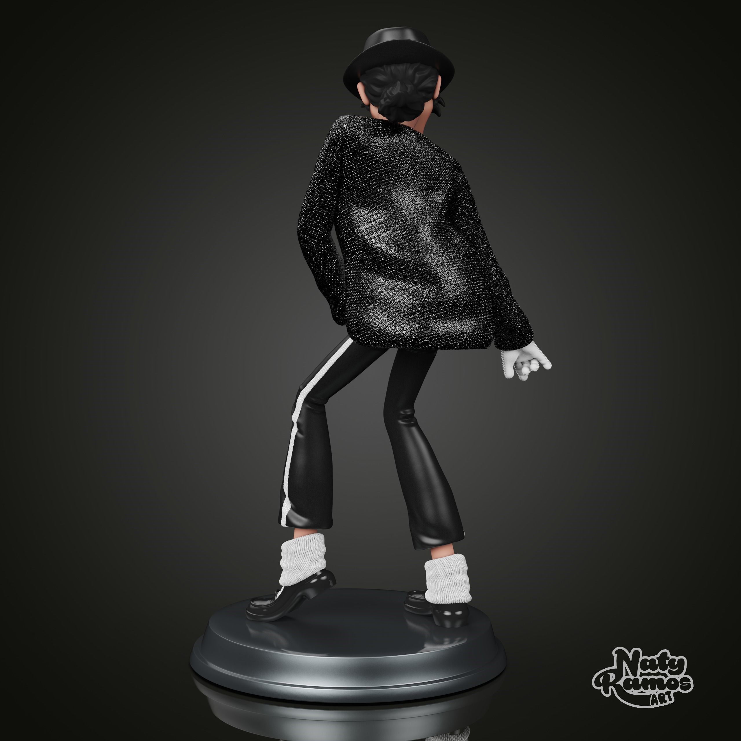 MICHAEL JACKSON 3D print model_4