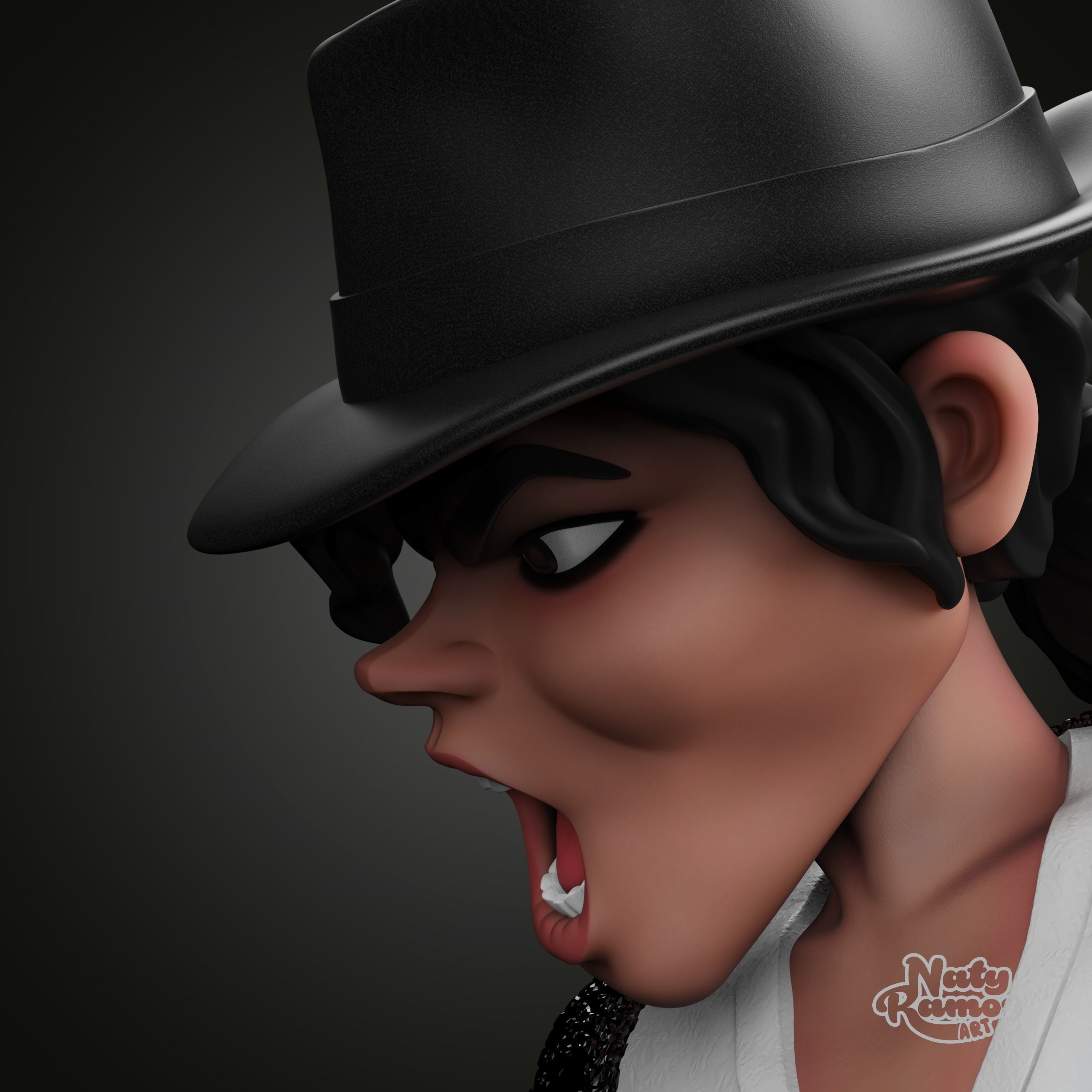 MICHAEL JACKSON 3D print model_7