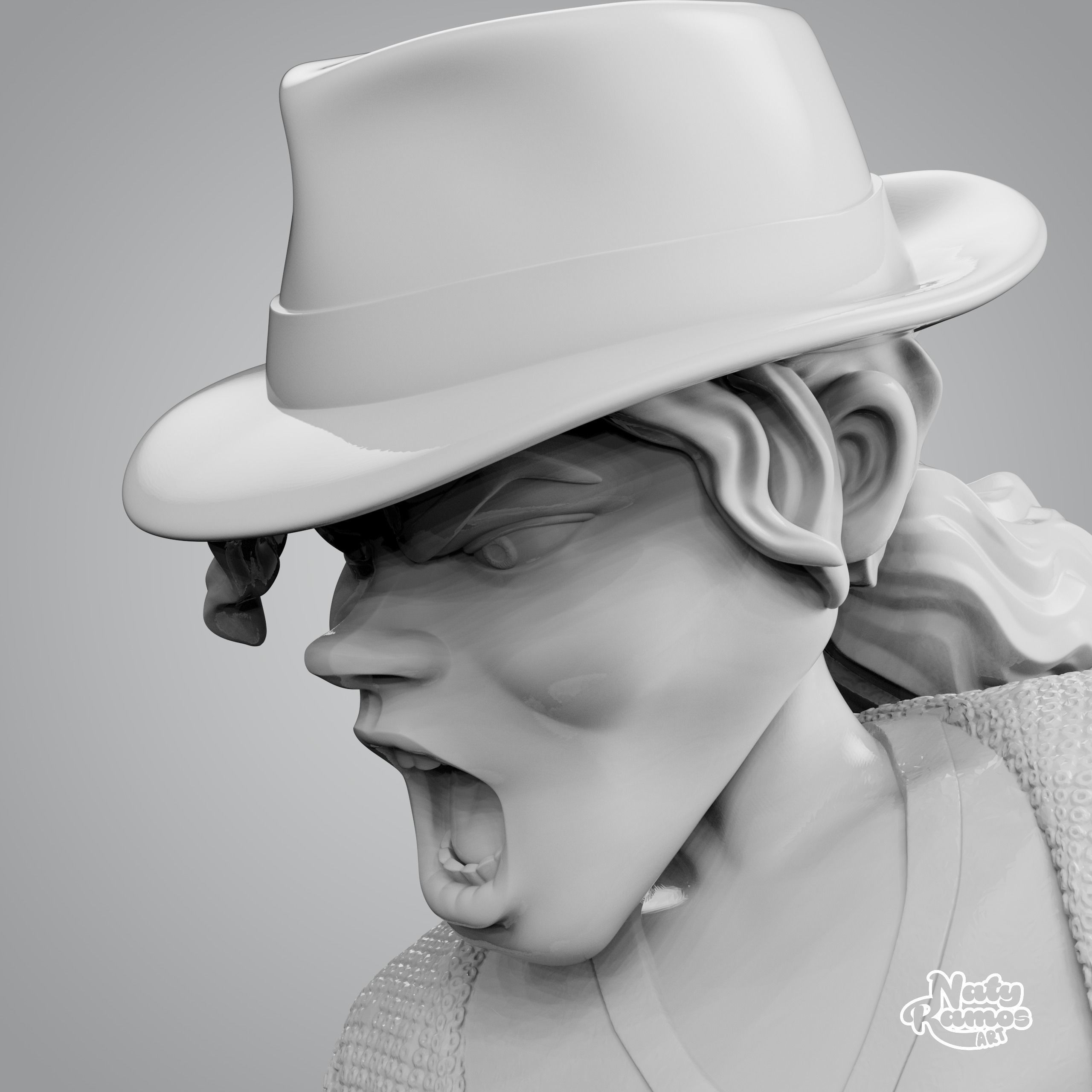 MICHAEL JACKSON 3D print model_14