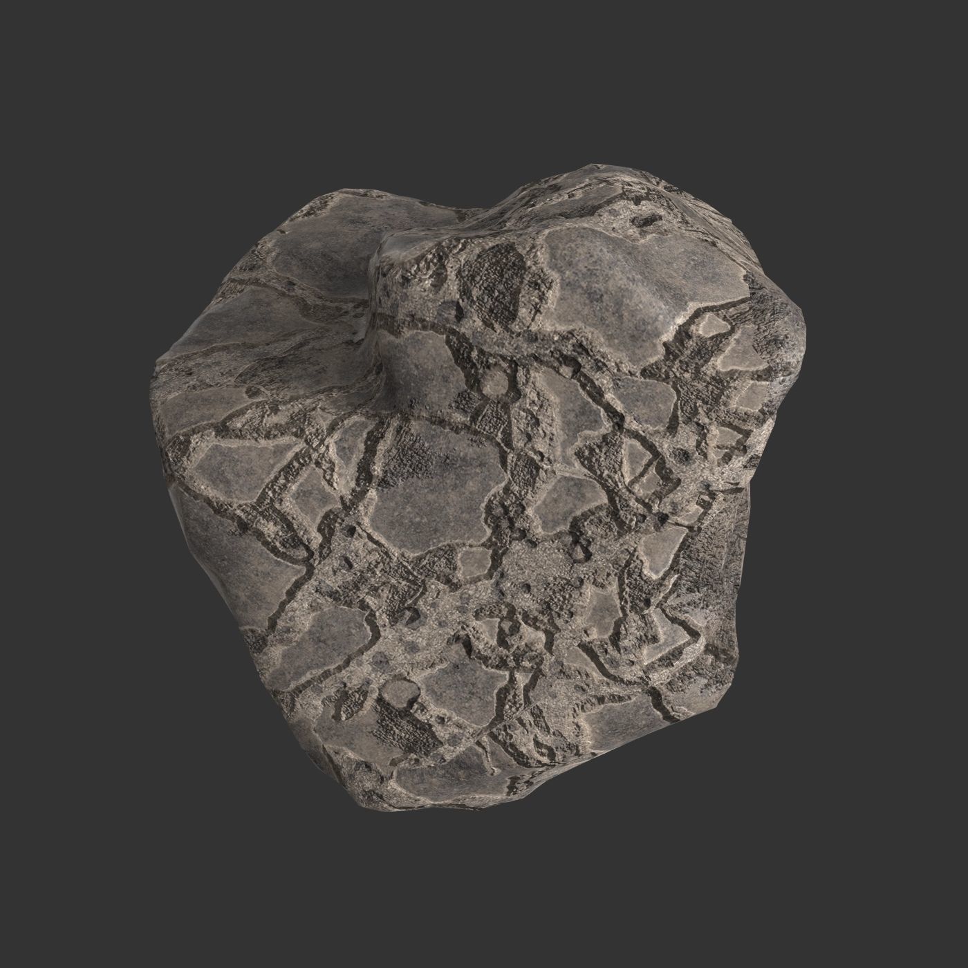 Stone 03 3D model_3