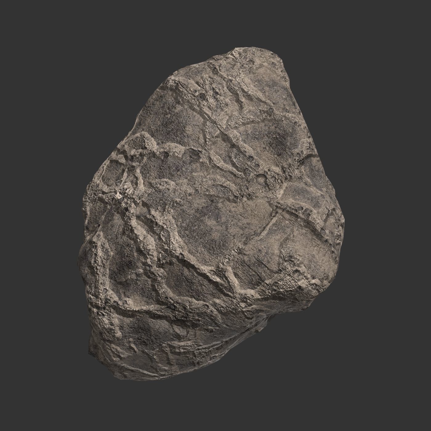 Stone 04 3D model_2