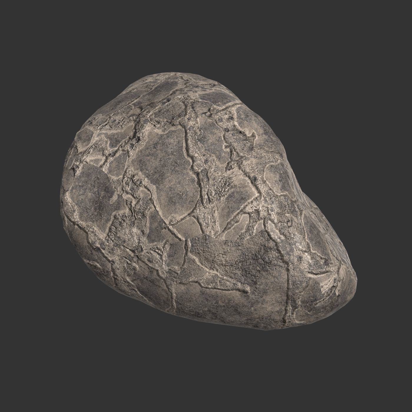 Stone 06 3D model_2