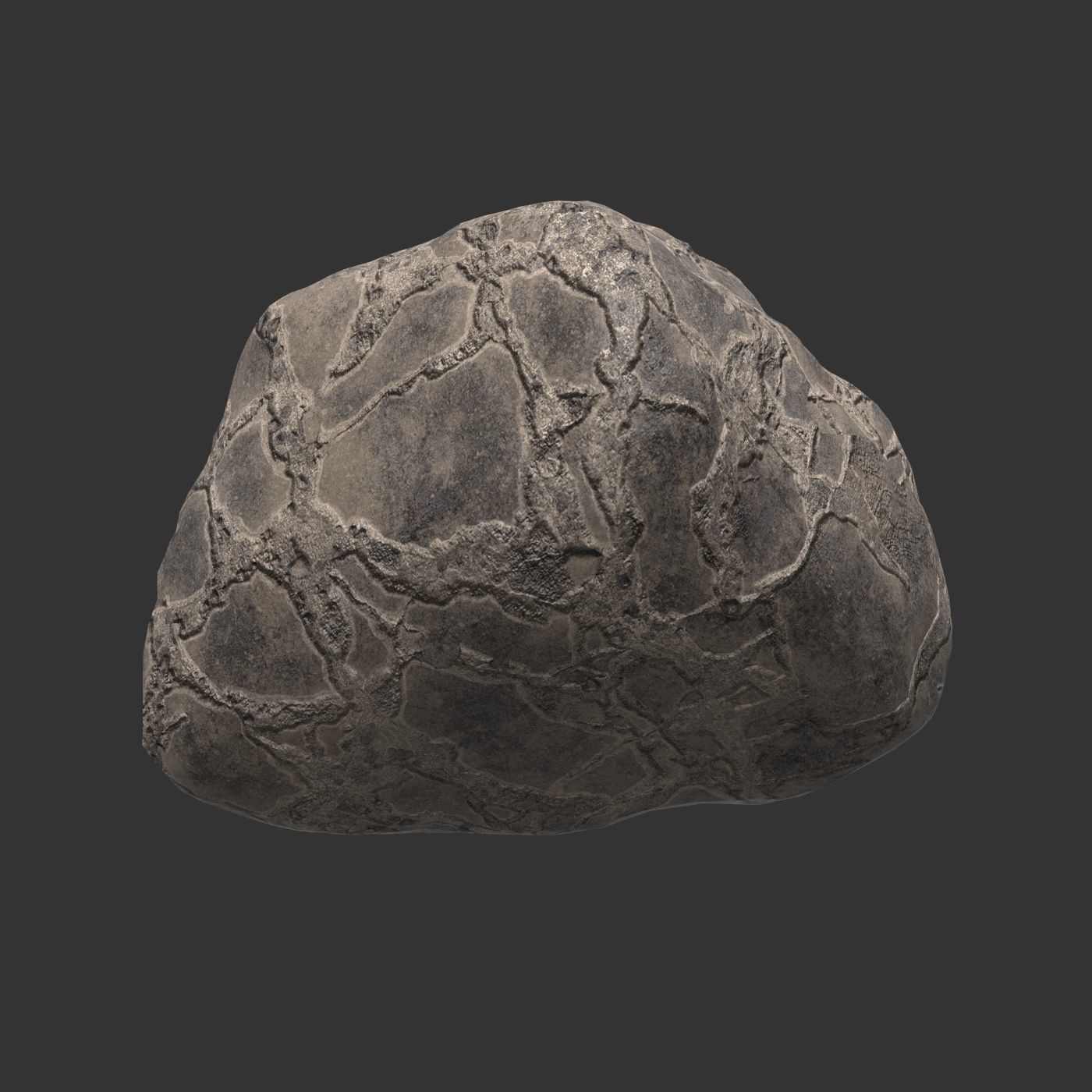 Stone 06 3D model_1