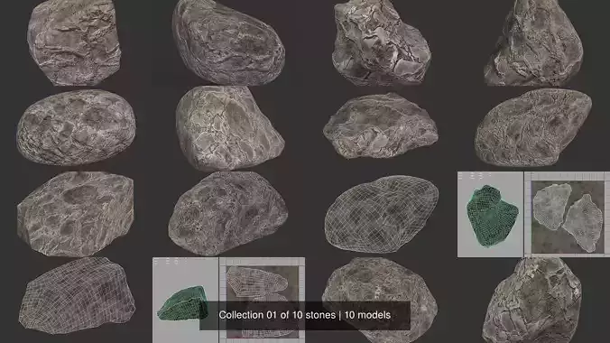 Collection 01 of 10 stones