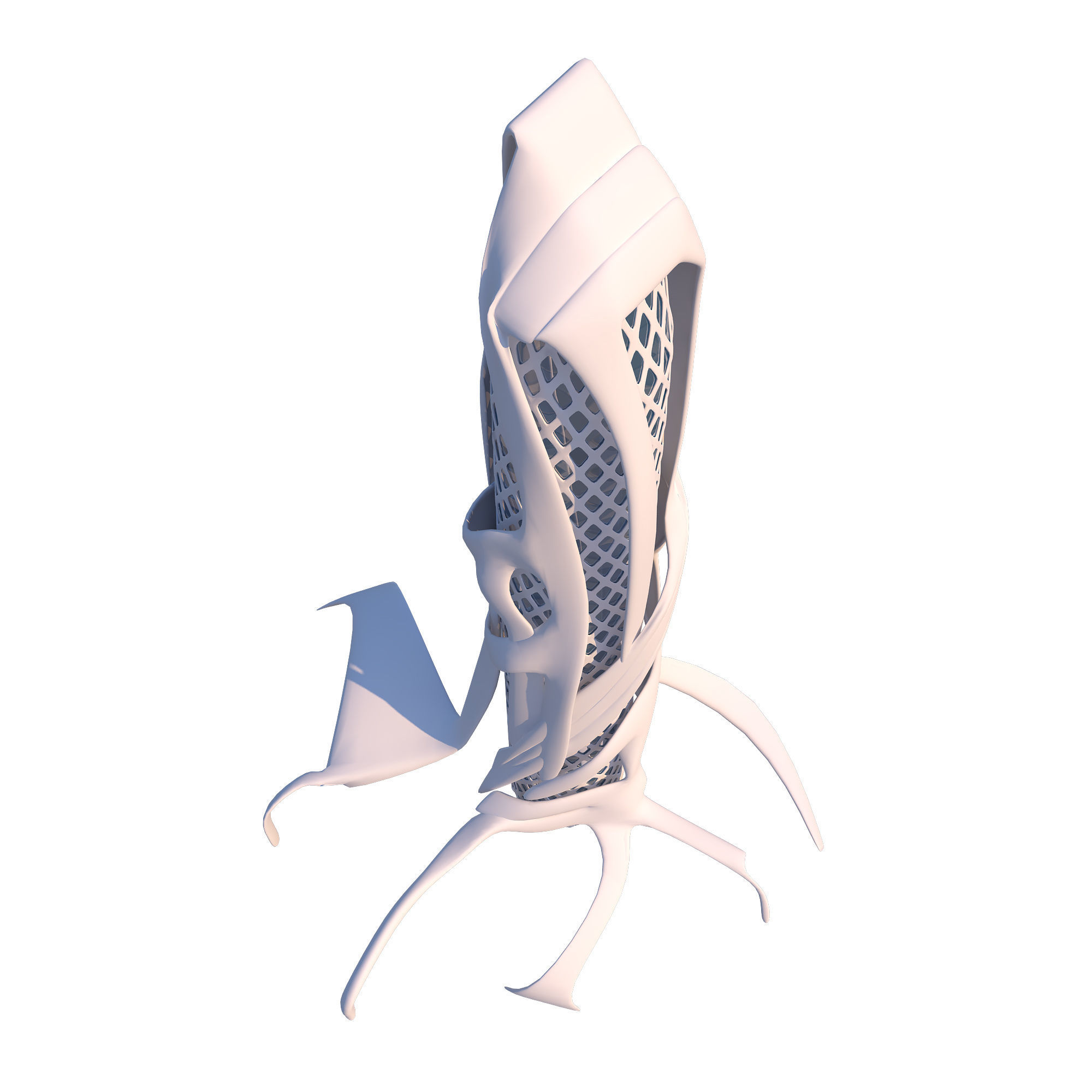 0051 - Organic Skyscraper OS-001 3D model_1