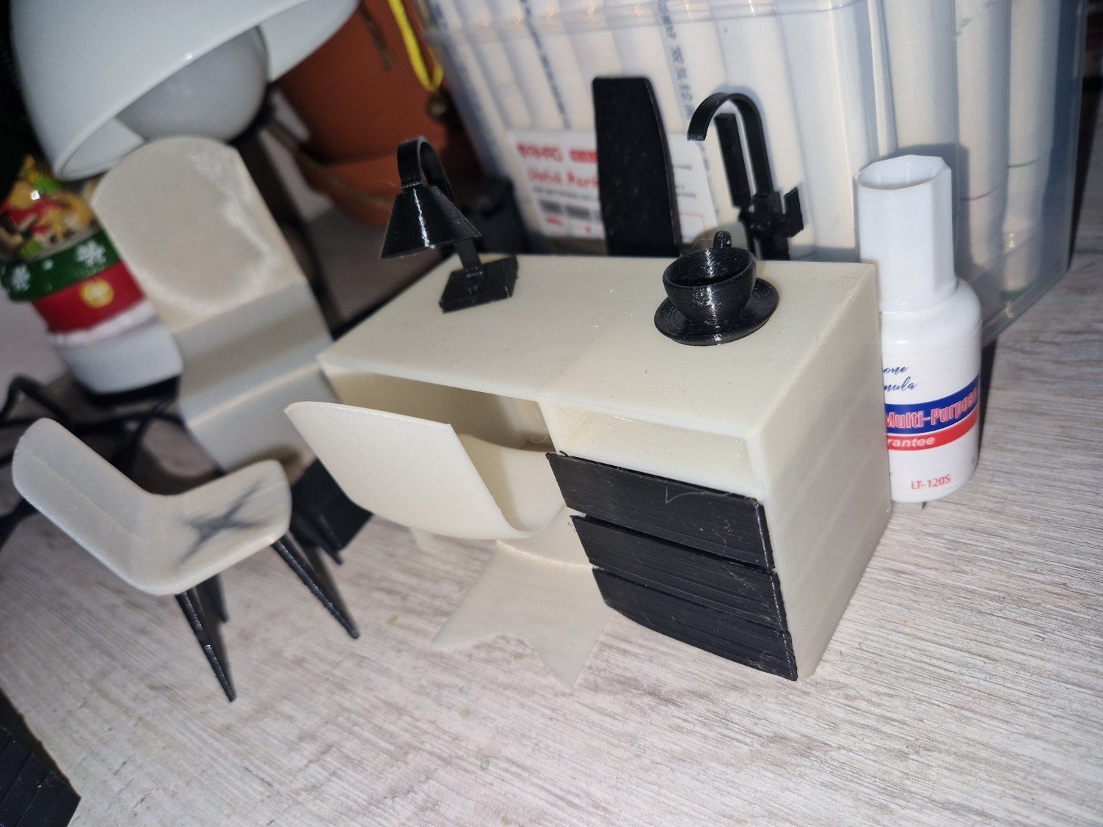 Dining chair 3D print model_6