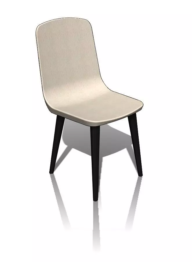 Dining chair 3D print model_0