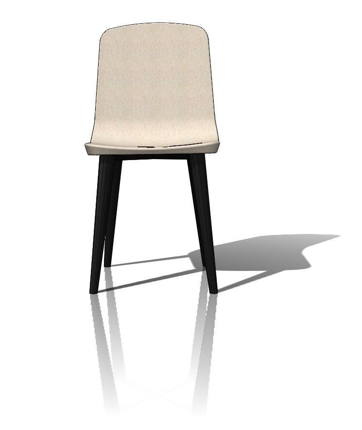 Dining chair 3D print model_2