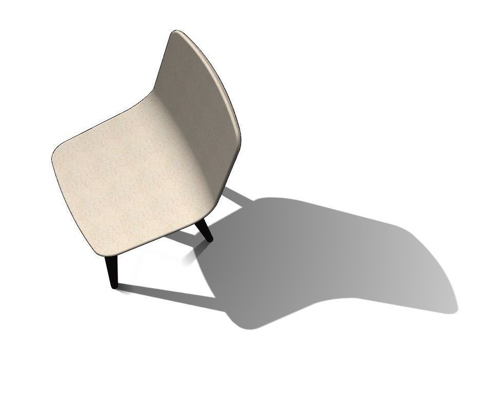 Dining chair 3D print model_3