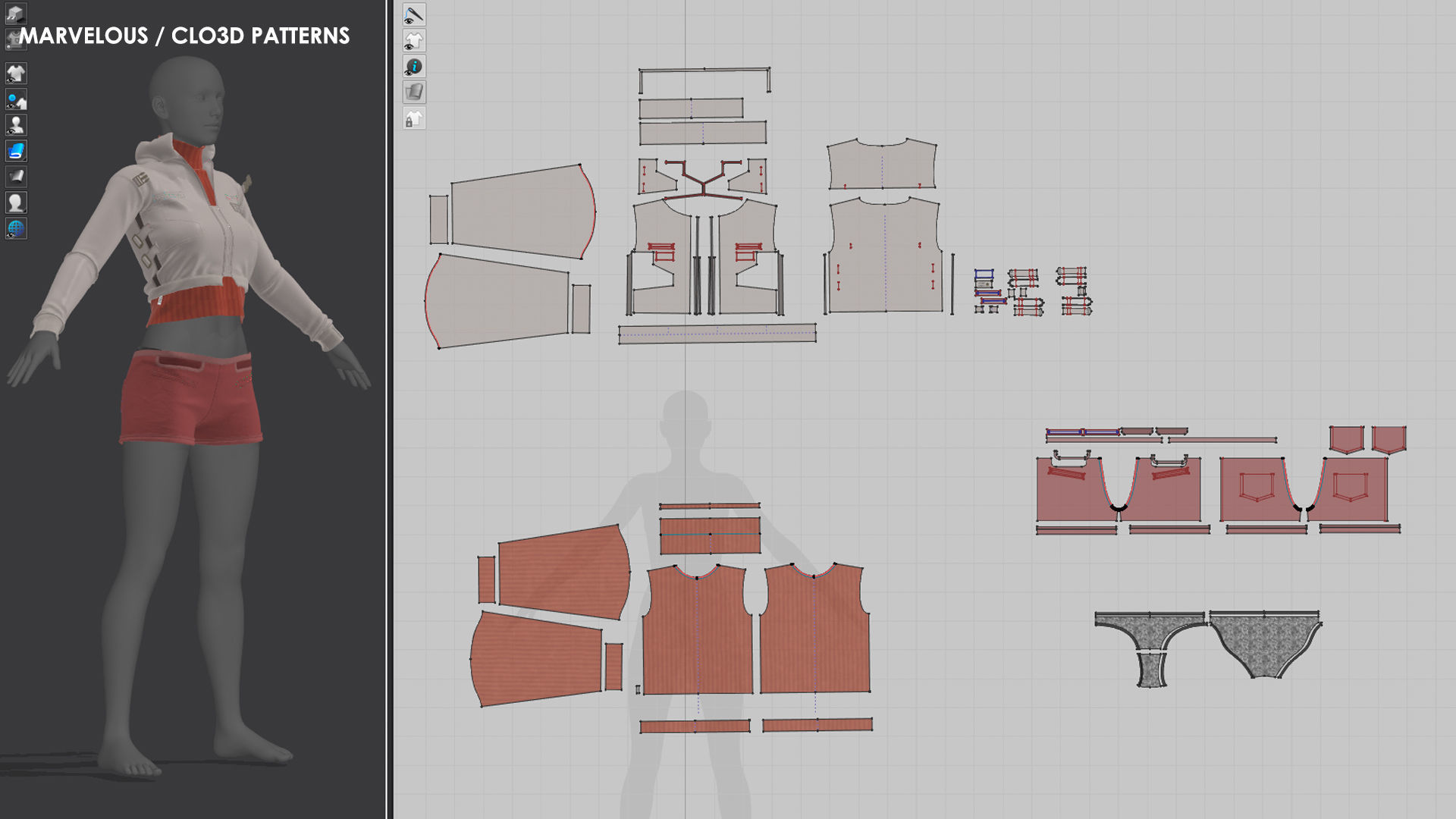 Girls Outfit 29 - Marvelous Designer with Video Process 3D model | CGTrader