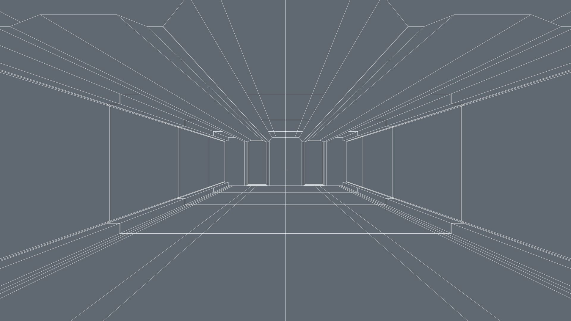 Sci Fi Corridor 3D model_5