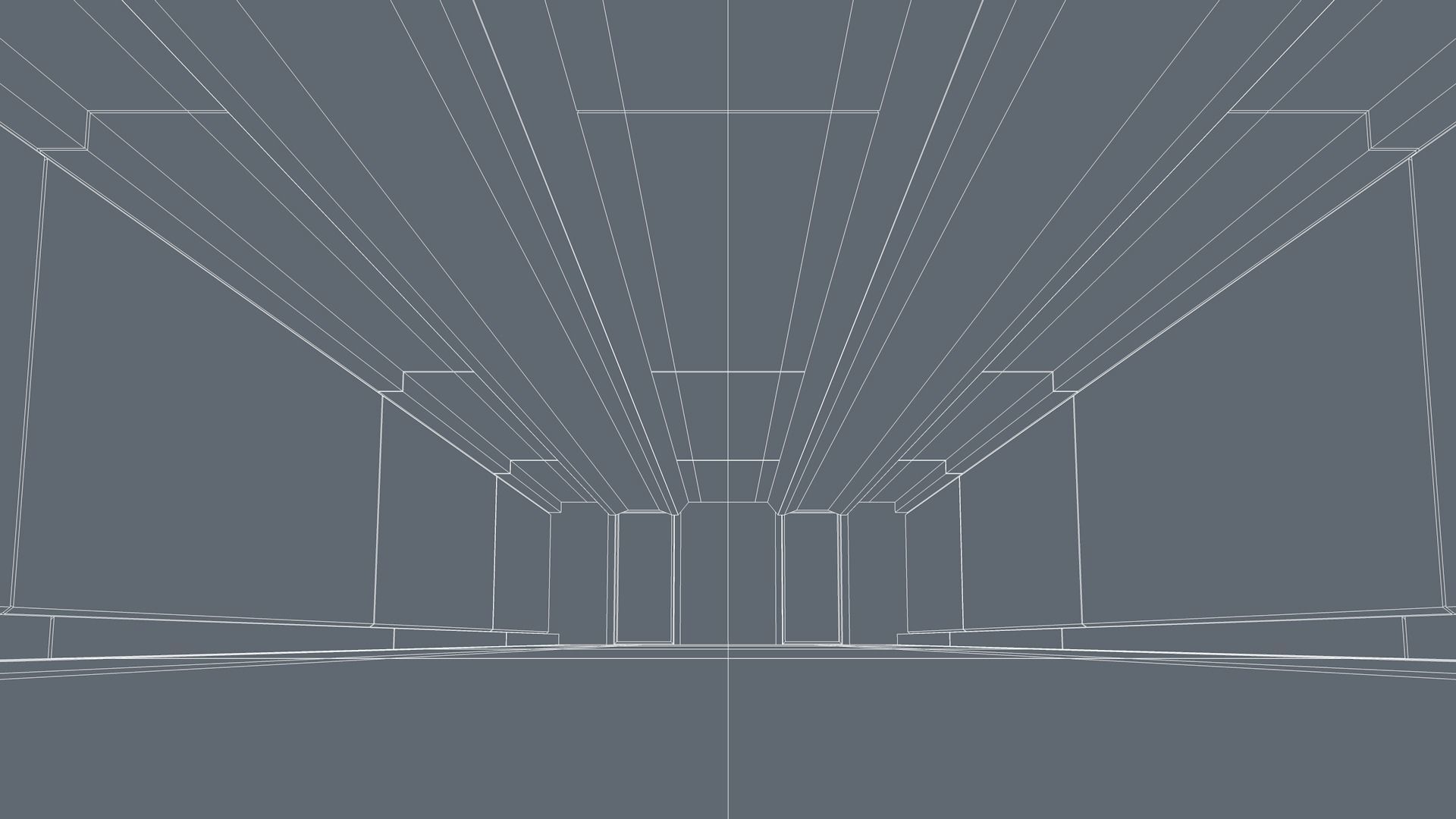 Sci Fi Corridor 3D model_6