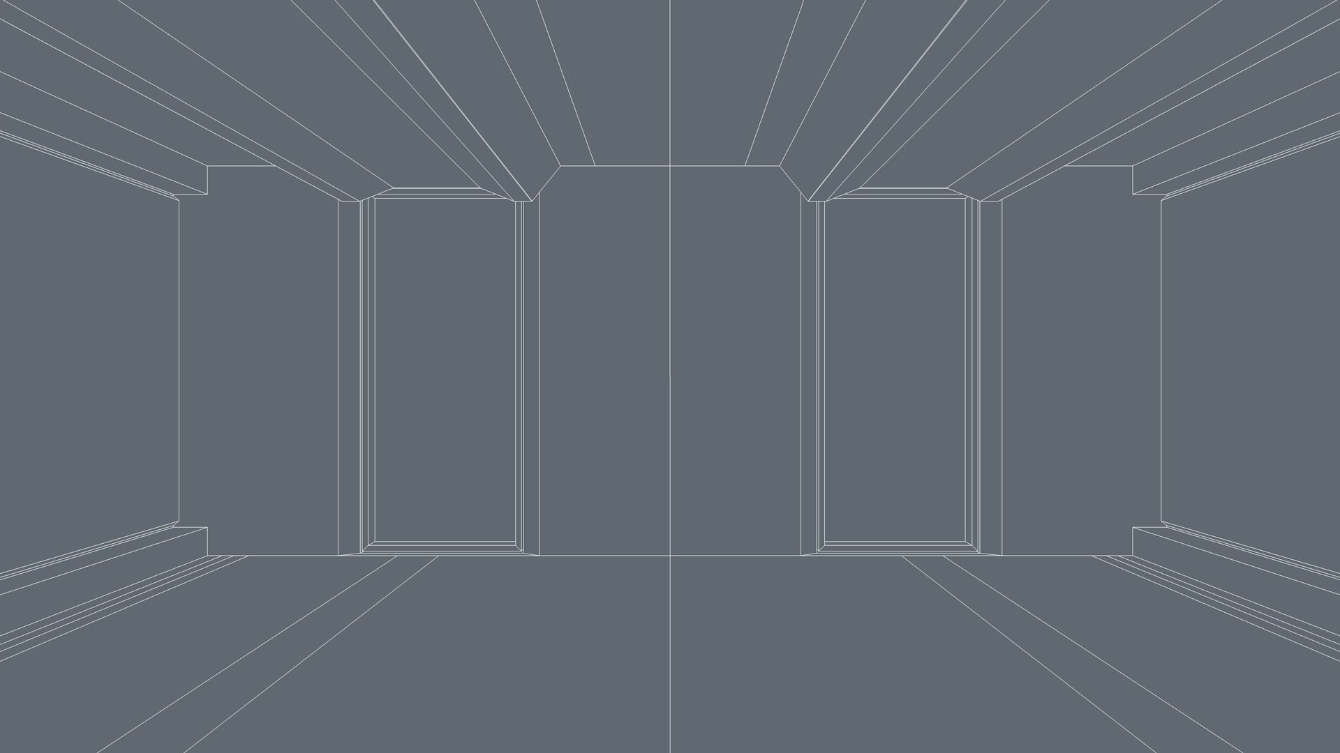 Sci Fi Corridor 3D model_9