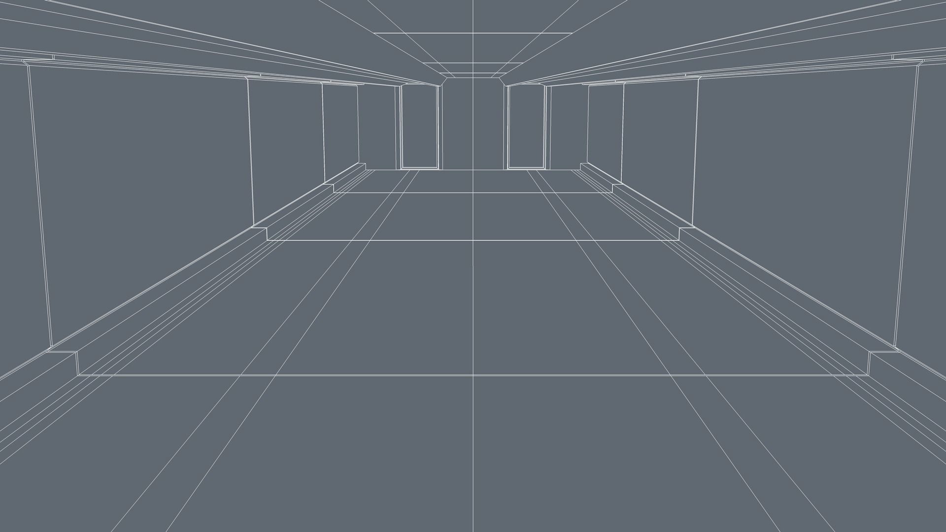 Sci Fi Corridor 3D model_7