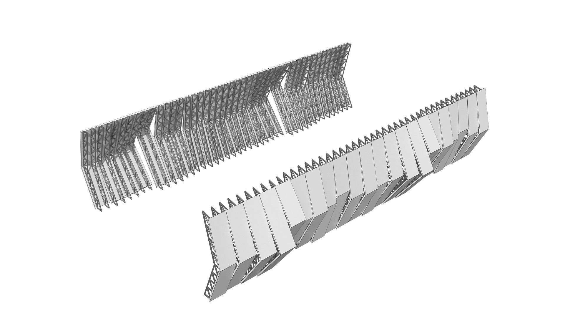 0054 - Parametric Shaded Pathway 3D model_10