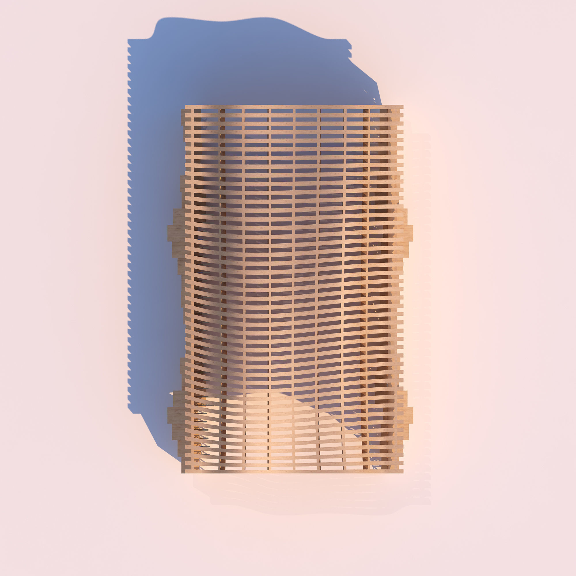 0054 - Parametric Shaded Pathway 3D model_4