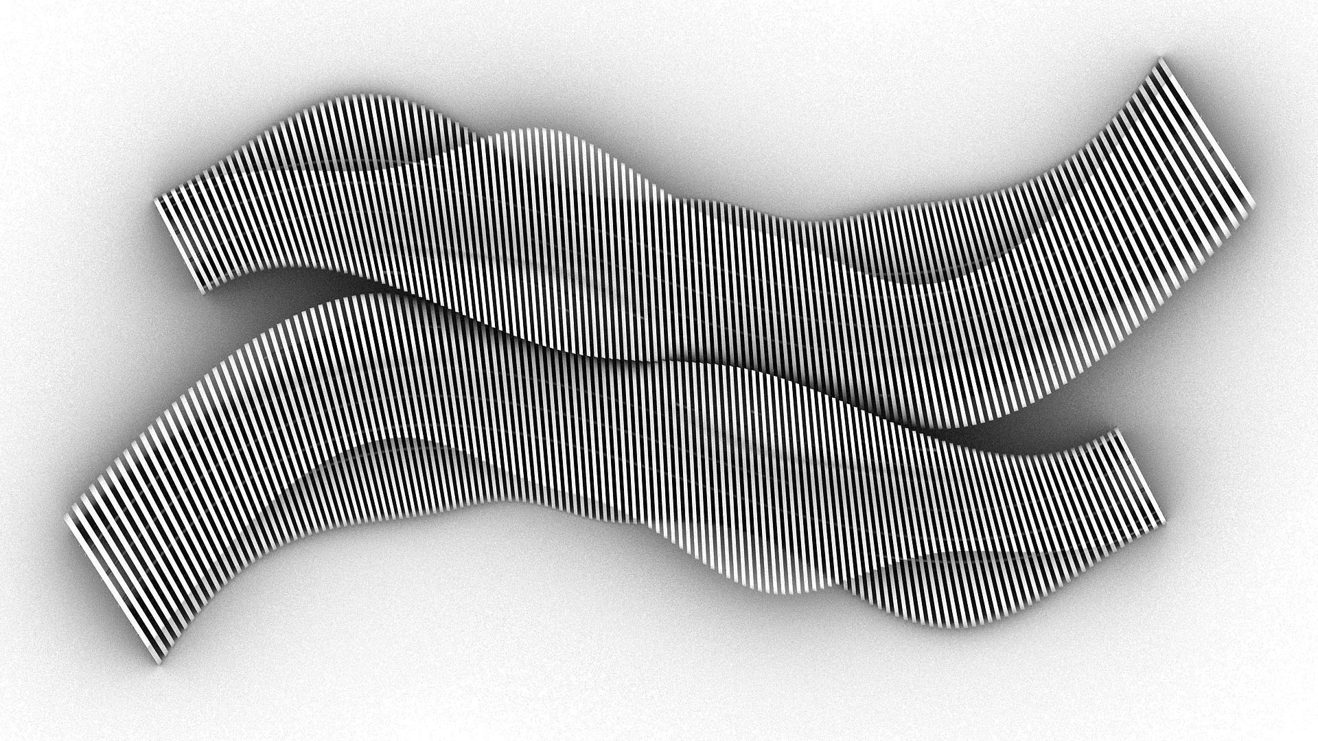 0055 - Tie Bench Parametric 3D model_9