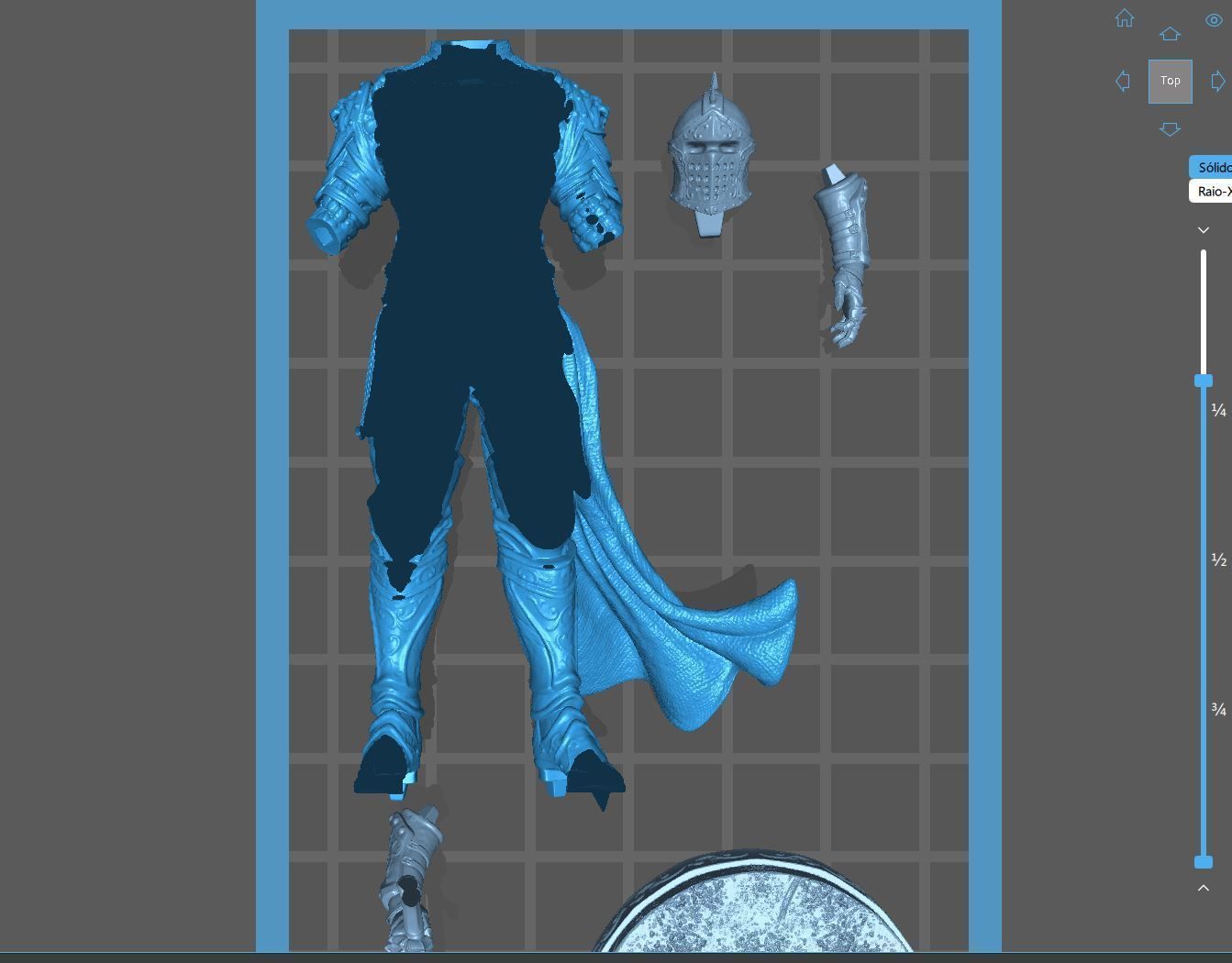 Warrior Knight 3D print model_17