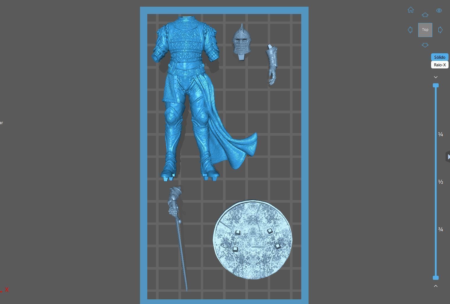 Warrior Knight 3D print model_16