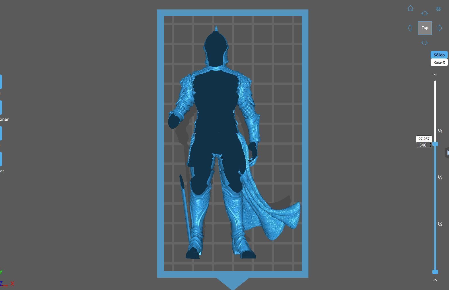 Warrior Knight 3D print model_11