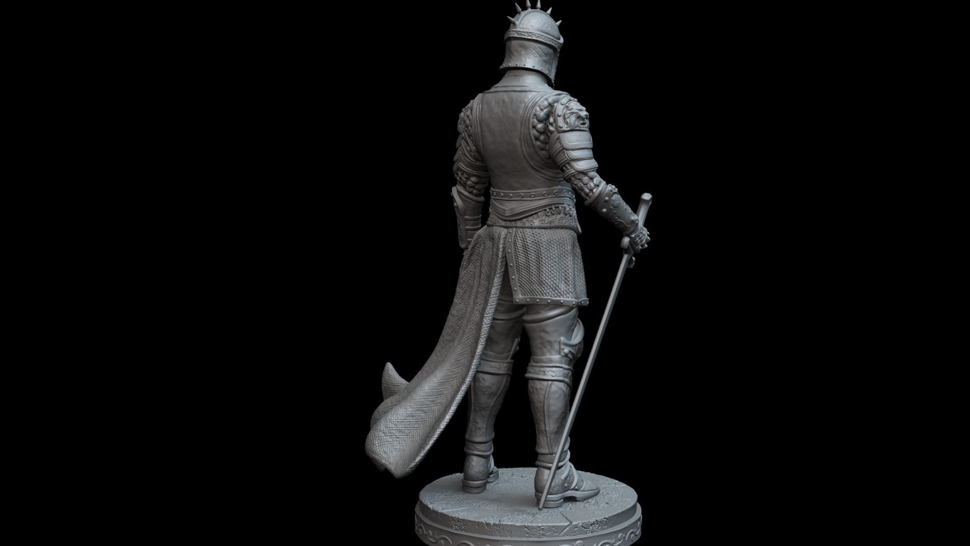 Warrior Knight 3D print model_5
